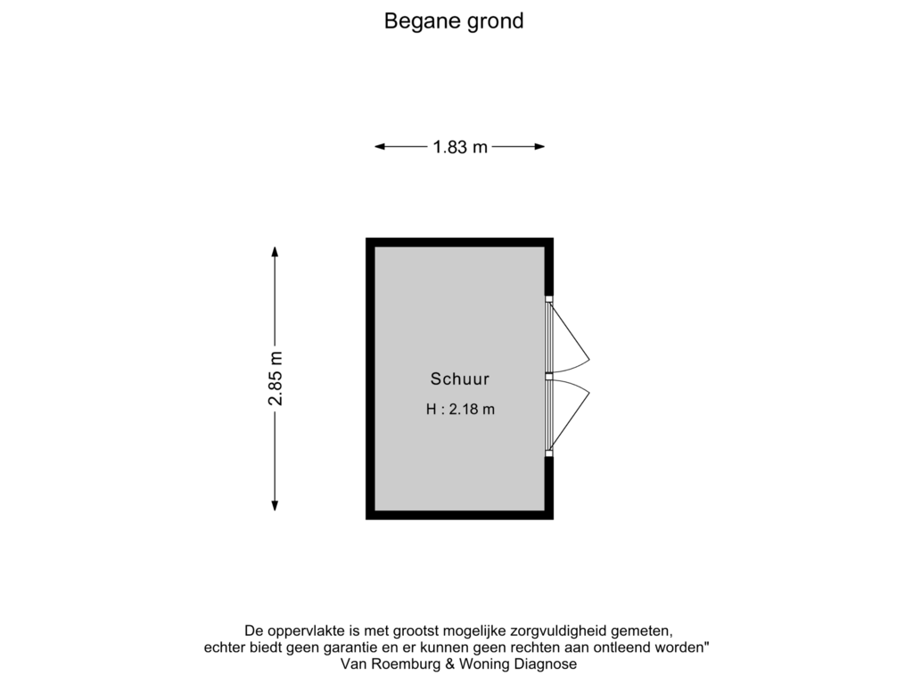 Bekijk plattegrond van Schuur van Piet Heinstraat 7