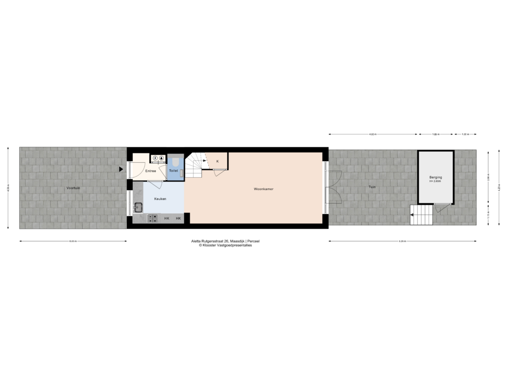 Bekijk plattegrond van Perceel van Aletta Rutgersstraat 26