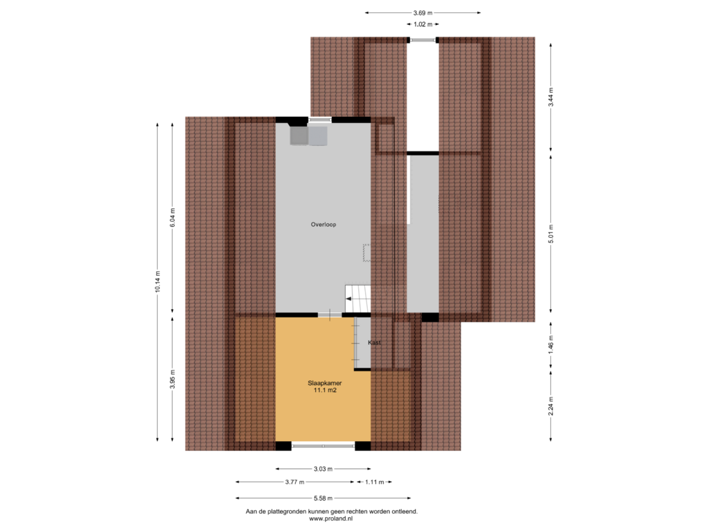 View floorplan of 2e Verdieping of Boxbergerweg 145