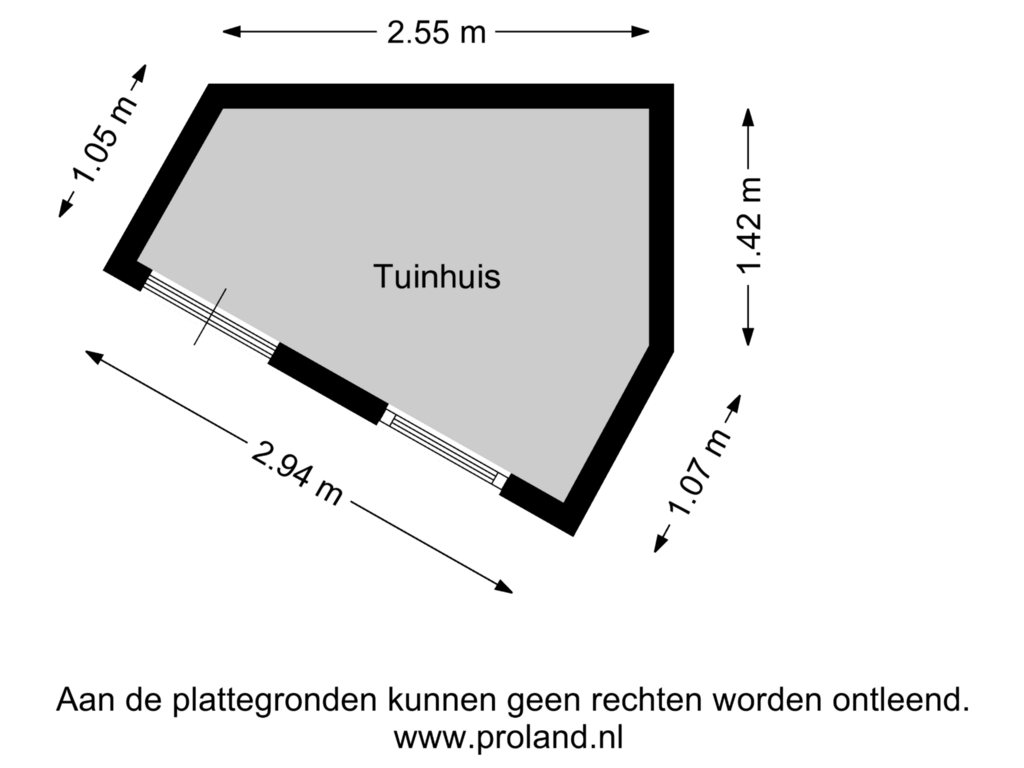 View floorplan of Tuinhuis of Boxbergerweg 145