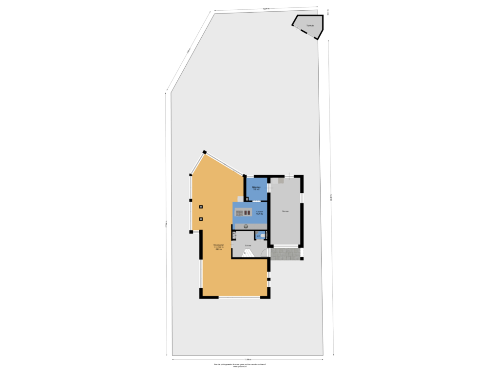 View floorplan of Begane Grond Met Kavel of Boxbergerweg 145