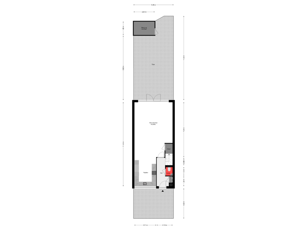 Bekijk plattegrond van Perceel van Loggerzeil 7