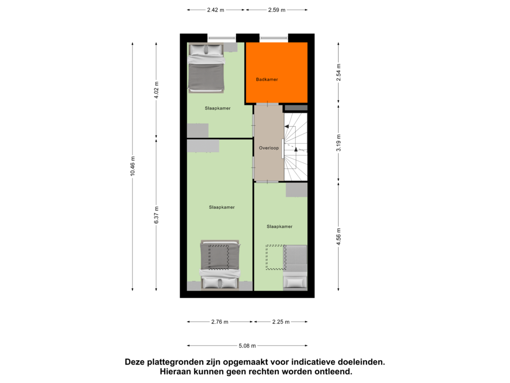 Bekijk plattegrond van Tweede Verdieping van Elvis Presleystraat 10