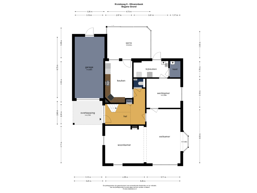 Bekijk plattegrond van Begane Grond van Kruisboog 6