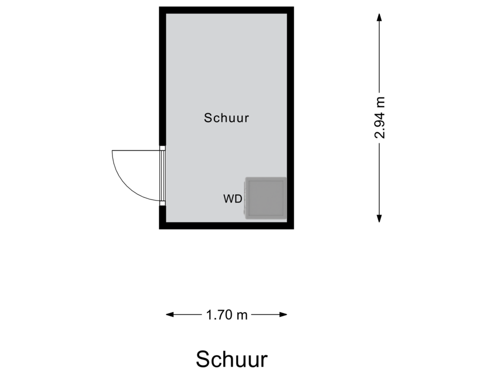 Bekijk plattegrond van Schuur van Nieuwstraat 119