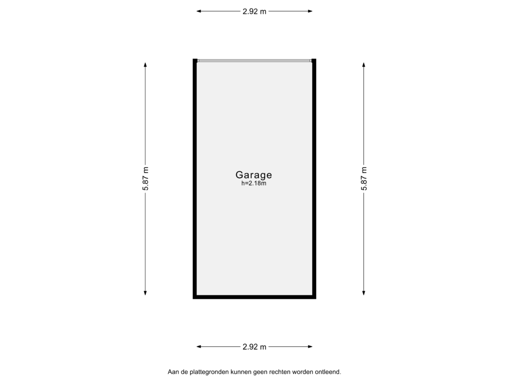 Bekijk plattegrond van Garage van Brechterhoeflaan 4