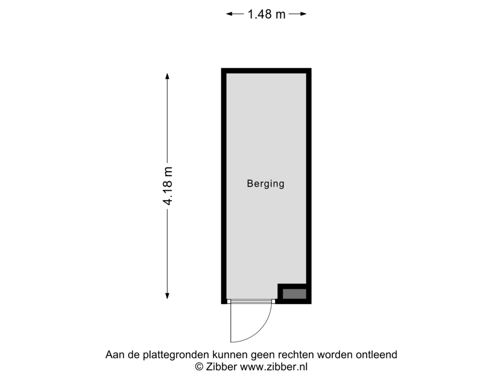 View floorplan of Berging of Meander 9