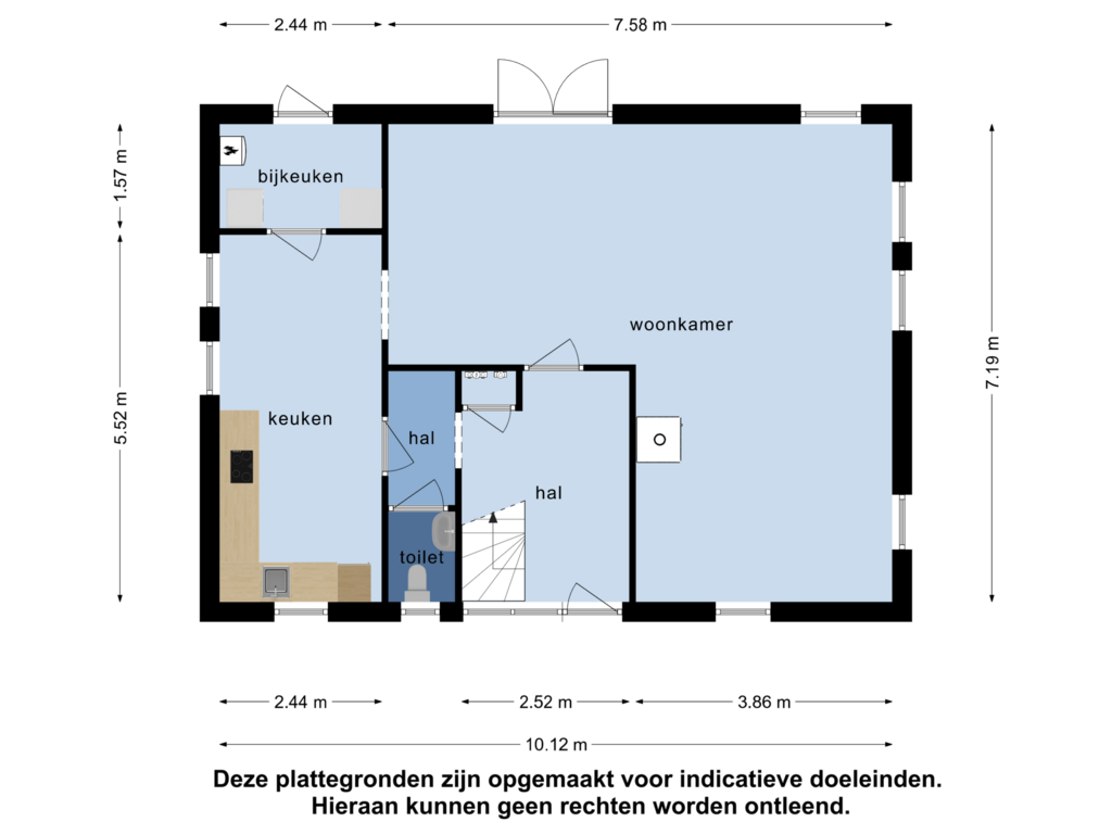 Bekijk plattegrond van Begane grond van Ketelboetershoek 58