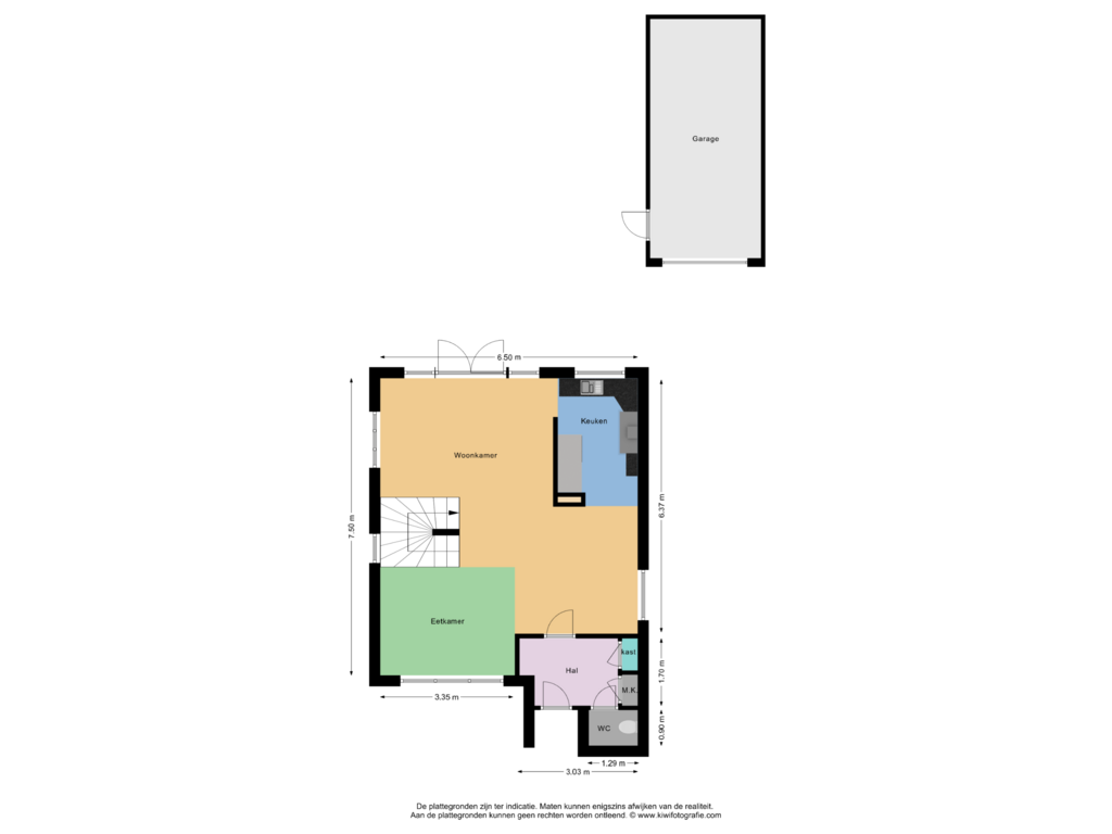 Bekijk plattegrond van Begane grond van Huijbergseweg 63