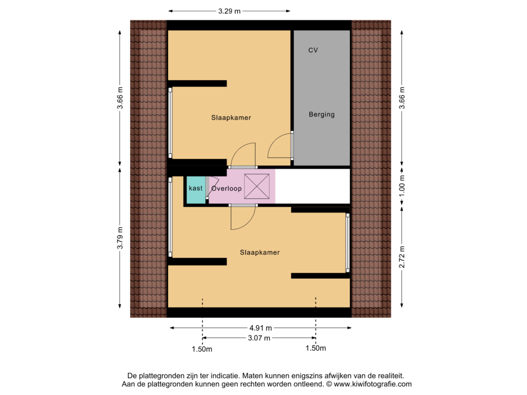 Bekijk plattegrond van Zolder van Huijbergseweg 63