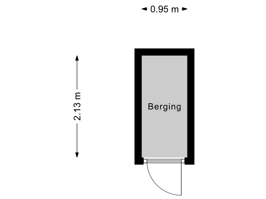 Bekijk plattegrond van berging van Meander 42