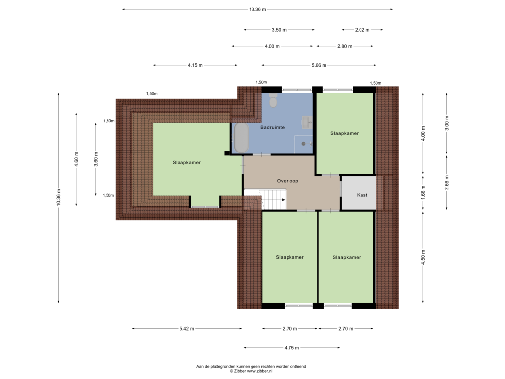 Bekijk plattegrond van Eerste Verdieping van Boomvalk 12