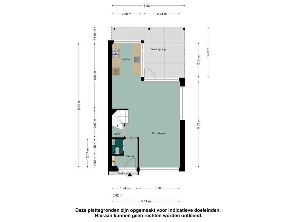 Bekijk plattegrond van Begane Grond van St. Servatiusweg 28