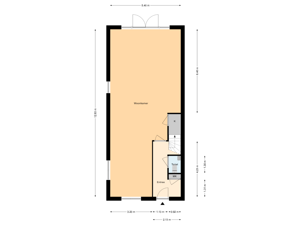 Bekijk plattegrond van Begane Grond van Levada 46