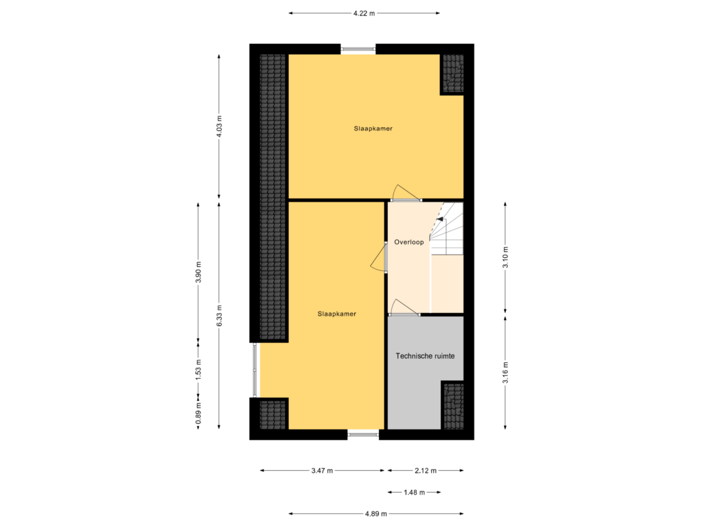 Bekijk plattegrond van 2e Verdieping van Levada 46