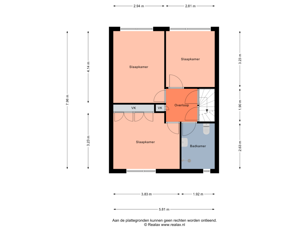 Bekijk plattegrond van Verdieping 1 van Cor Keestraat 8