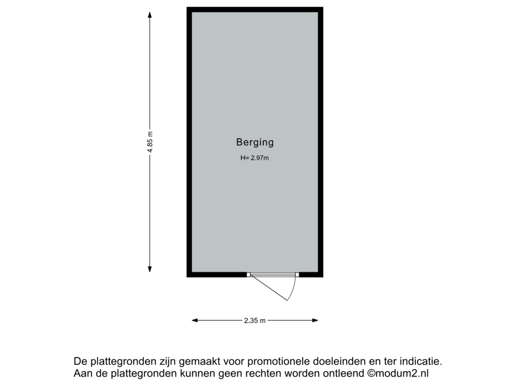 Bekijk plattegrond van Berging van Maltaplein 36