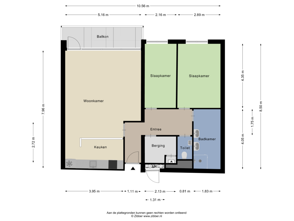 Bekijk plattegrond van Appartement van Putgraaf 168