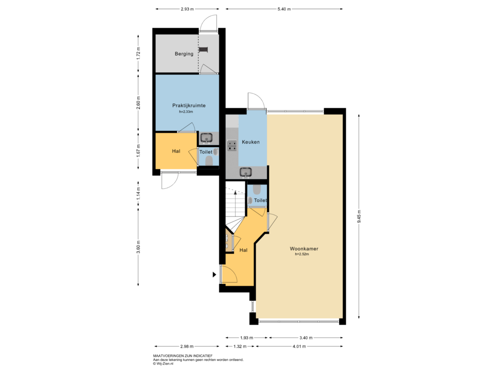 Bekijk plattegrond van Begane Grond van Steur 39