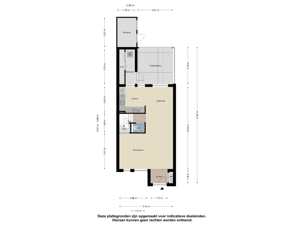 Bekijk plattegrond van Begane Grond van Korhoender 81