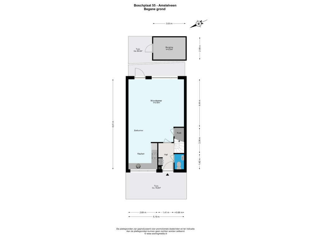 Bekijk plattegrond van Begane_grond van Boschplaat 55