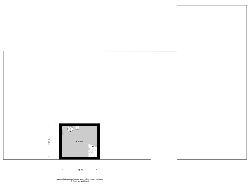 Bekijk plattegrond van Kelder van Loo 59