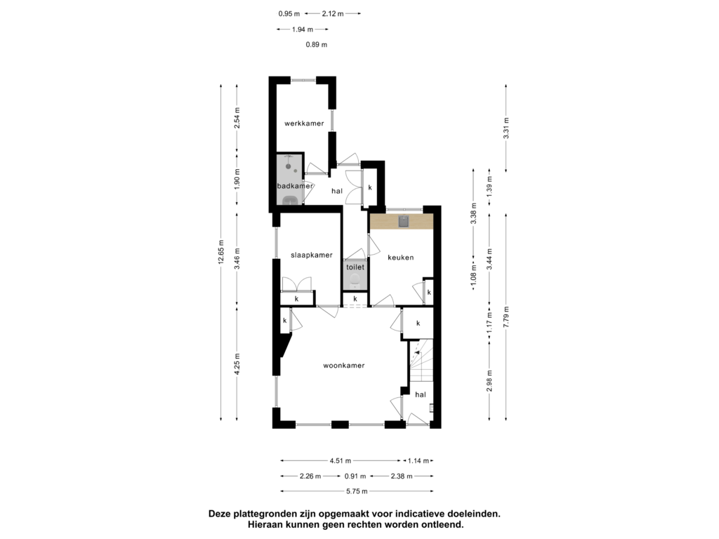 View floorplan of Begane grond of Schuitvlotstraat 30