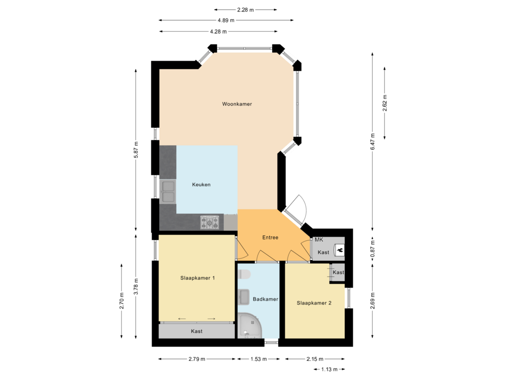 Bekijk plattegrond van Woning van Immenweg 15-R239