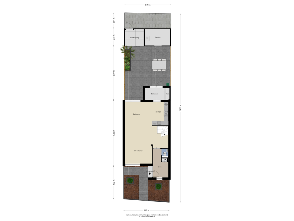 Bekijk plattegrond van Begane Grond -Tuin van Wassenbergstraat 29