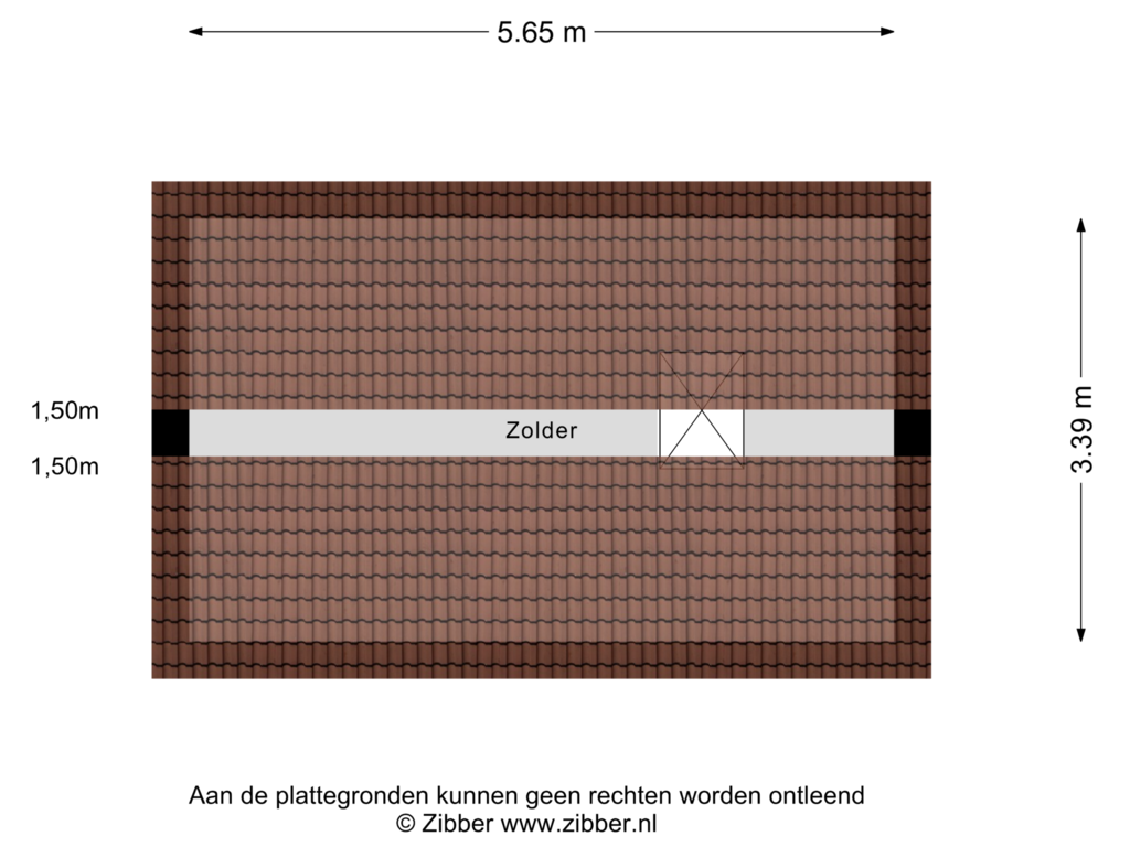 Bekijk plattegrond van Zolder van Wassenbergstraat 29