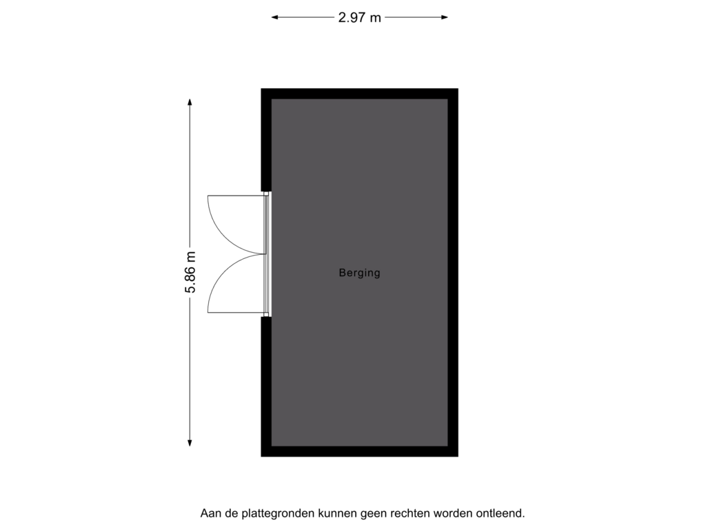 Bekijk plattegrond van Berging van Irenelaan 10