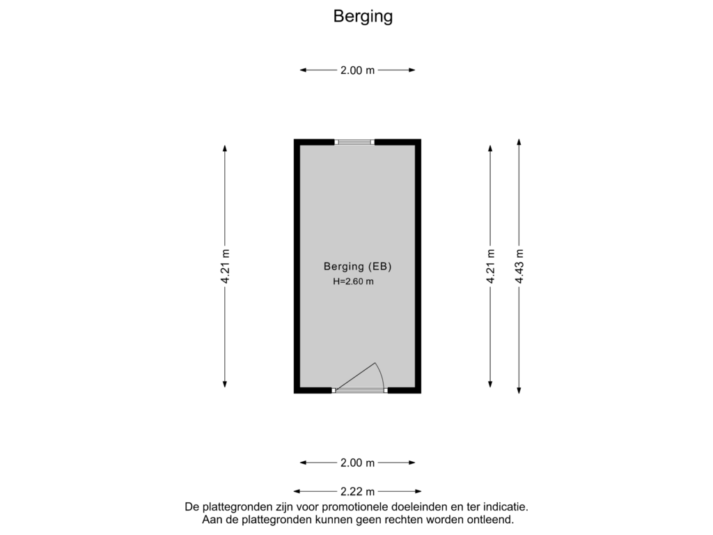 Bekijk plattegrond van Berging van Overzicht 82