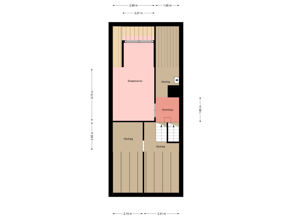 Bekijk plattegrond van Floor 2 van Klompenstraat 9