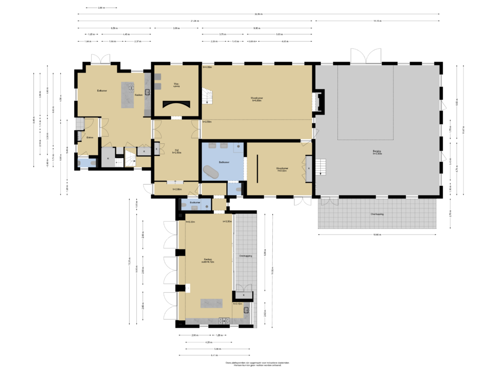 Bekijk plattegrond van Begane grond van Kortedijkje 7