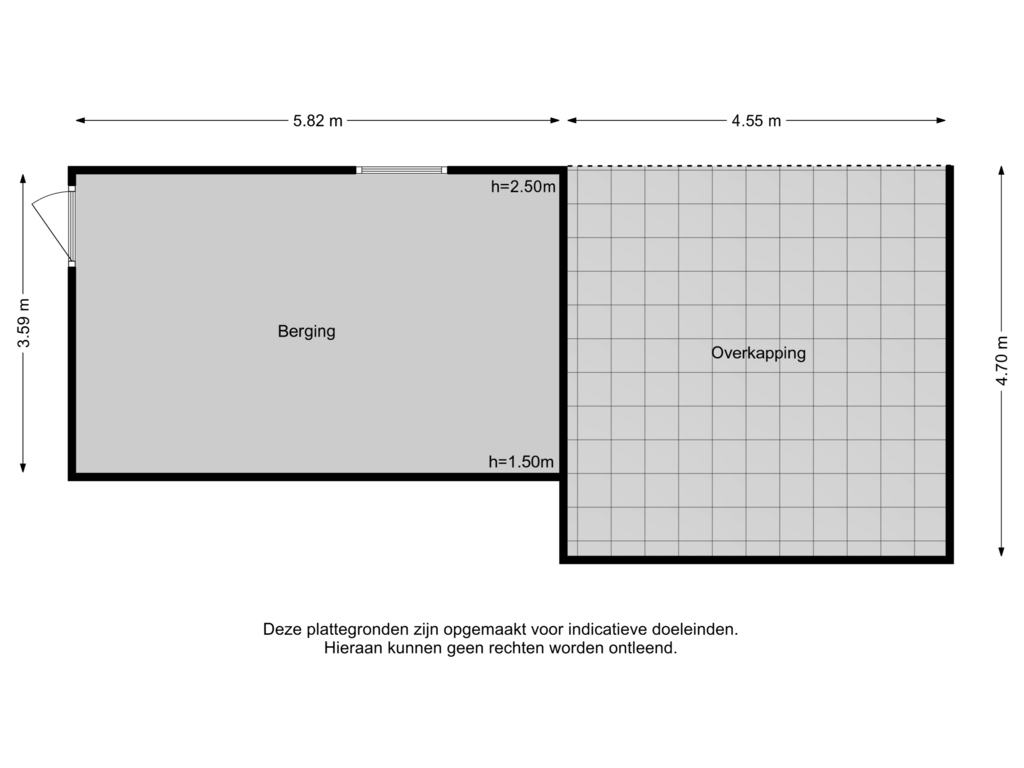 Bekijk plattegrond van Berging van Kortedijkje 7