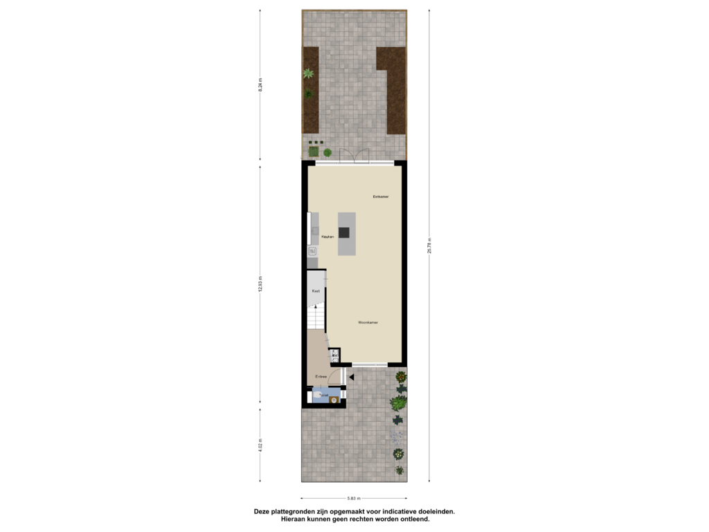 Bekijk plattegrond van Begane Grond-Tuin van De Hil 6