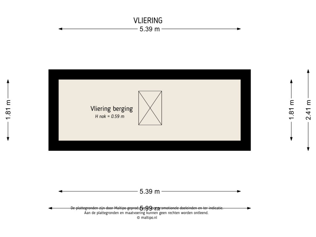 Vliering berging