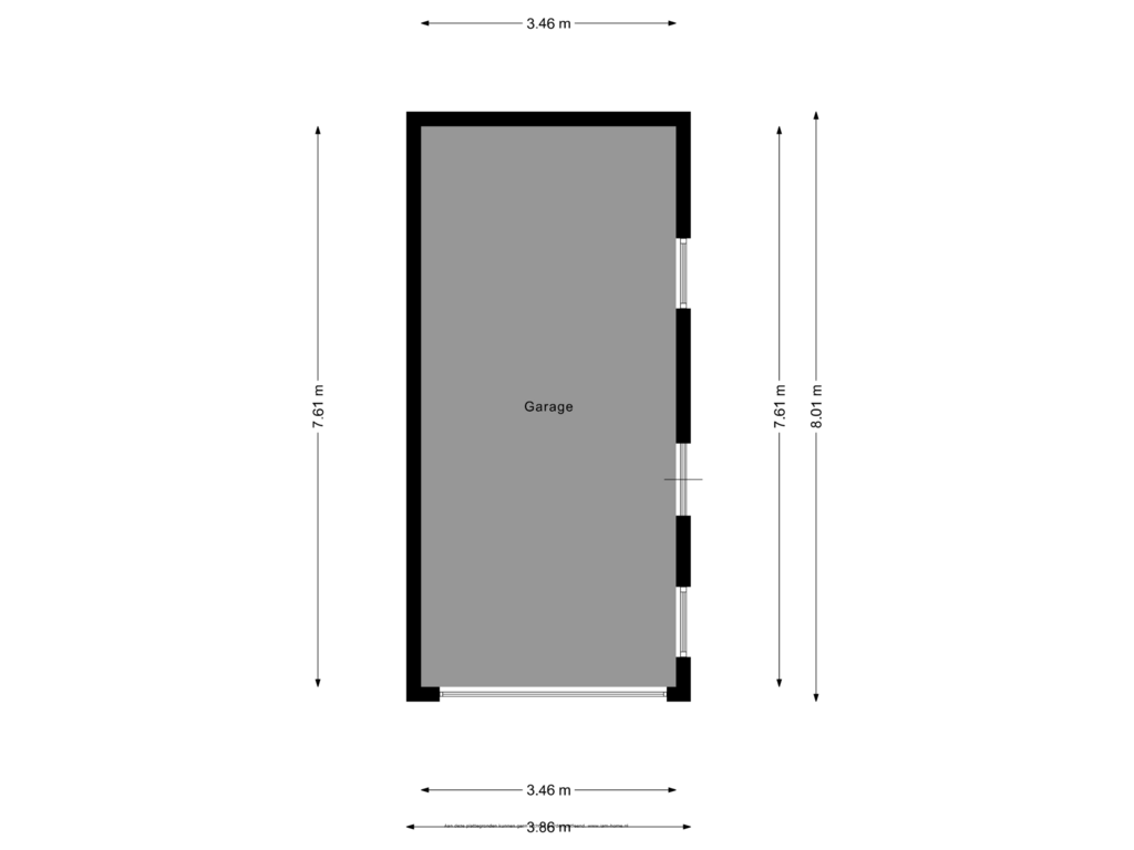 Bekijk plattegrond van Garage van Groeneweg 120