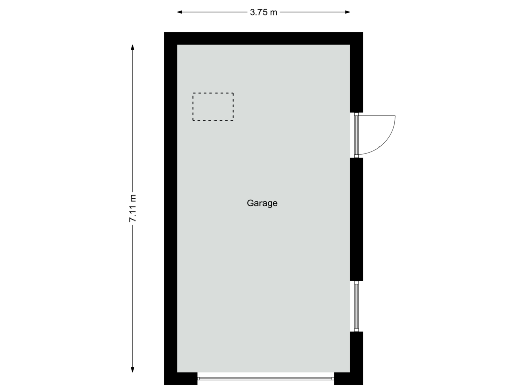 Bekijk plattegrond van Garage van Gelreweg 16