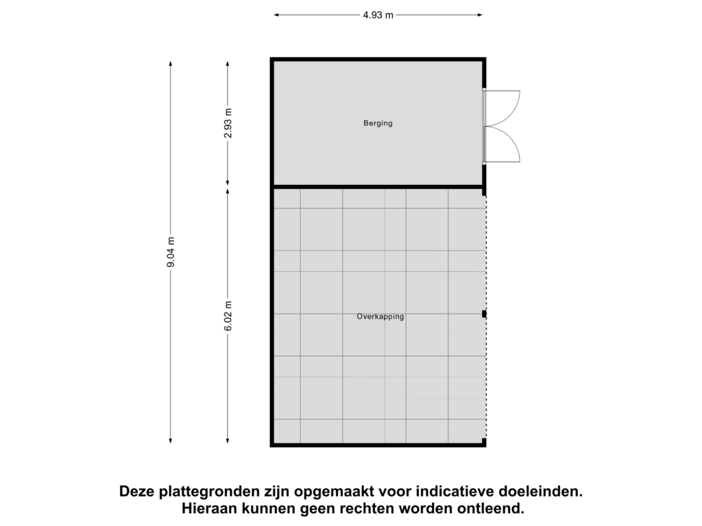 Bekijk plattegrond van Berging van Binnendyk 79