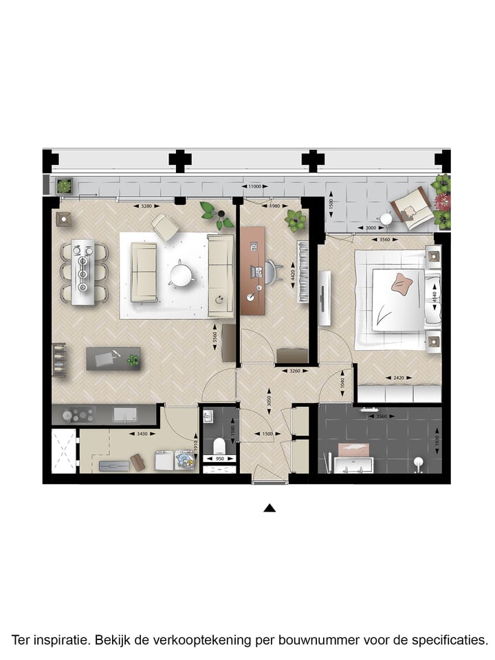 Photo 9 of 3-kamer appartement (Bouwnr. 37)