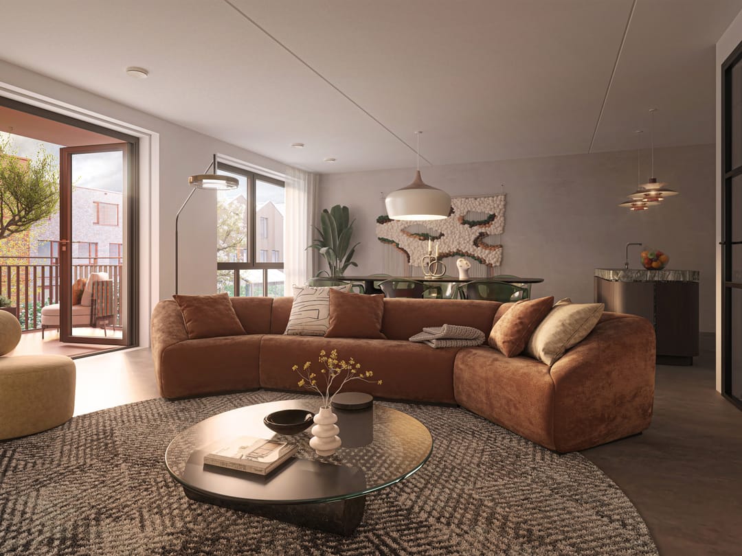 Foto 2 van 3-kamer appartement (Bouwnr. 94)