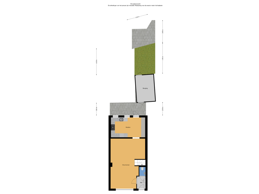 View floorplan of Perceeloverzicht of Noordeindseweg 39