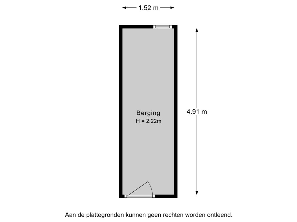 Bekijk plattegrond van Berging van Burggravenlaan 144