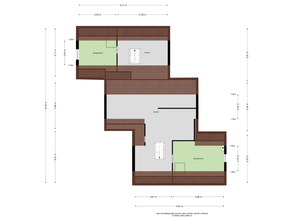 Bekijk plattegrond van Eerste Verdieping van Comm d Vos v Steenwijklaan 74