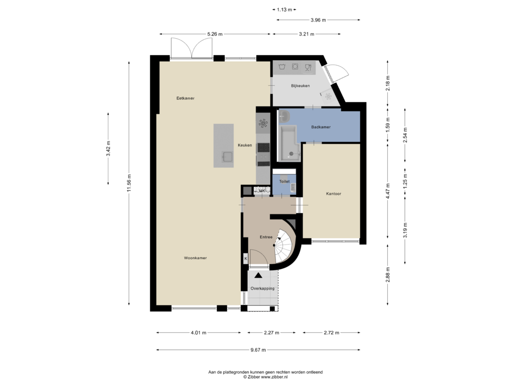 Bekijk plattegrond van Begane Grond van Stoepveldsingel 61