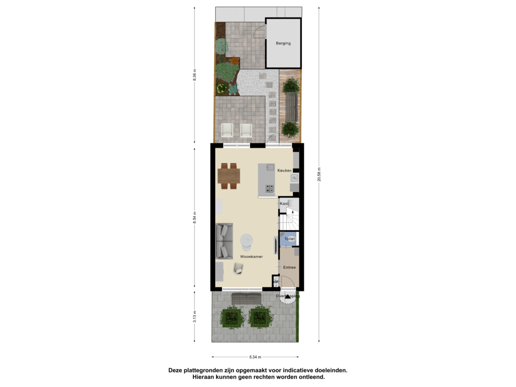 Bekijk plattegrond van Begane Grond_Tuin van Obrechtstraat 3