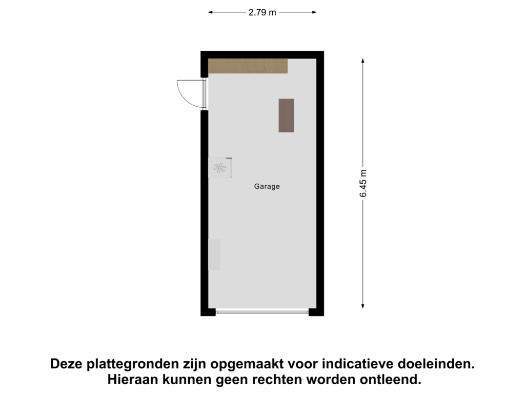 View floorplan of Garage of Paulusweg 2