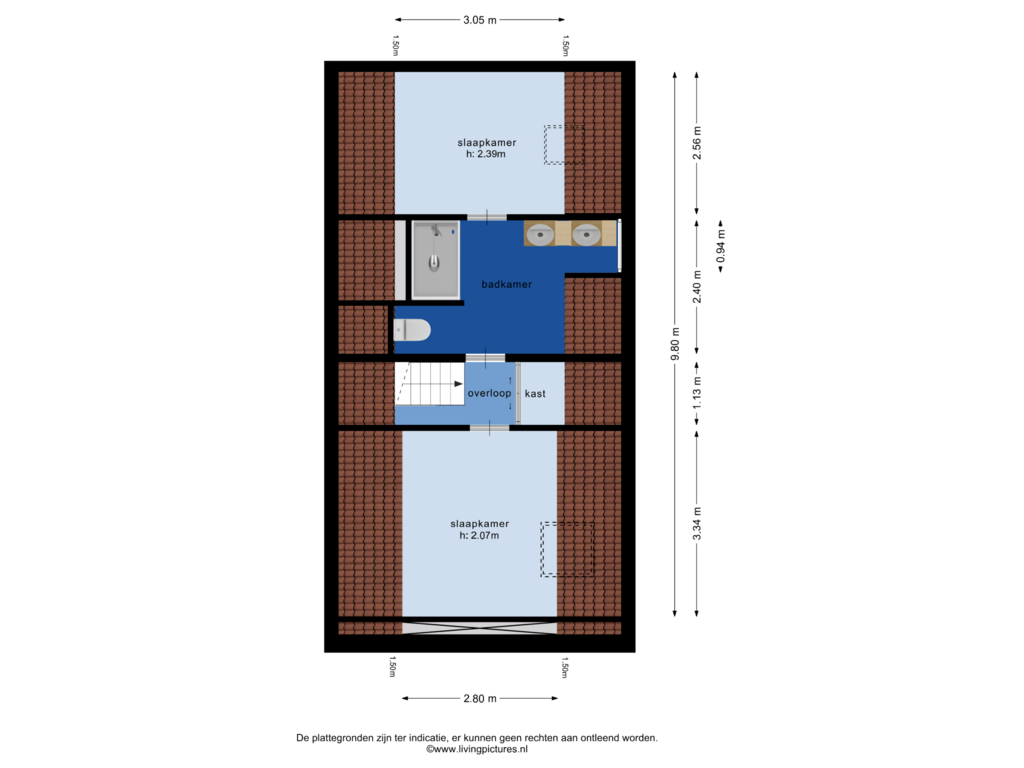 Bekijk plattegrond van verdieping van Kerkstraat 34