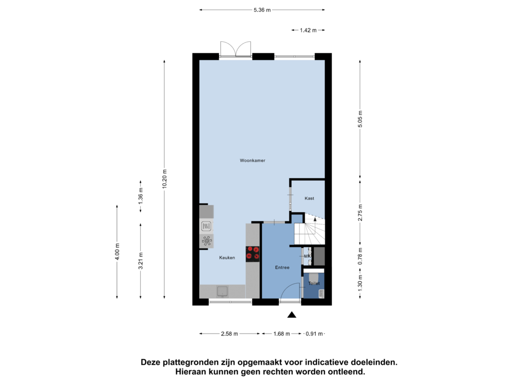 Bekijk plattegrond van Begane Grond van Pols-akker 6